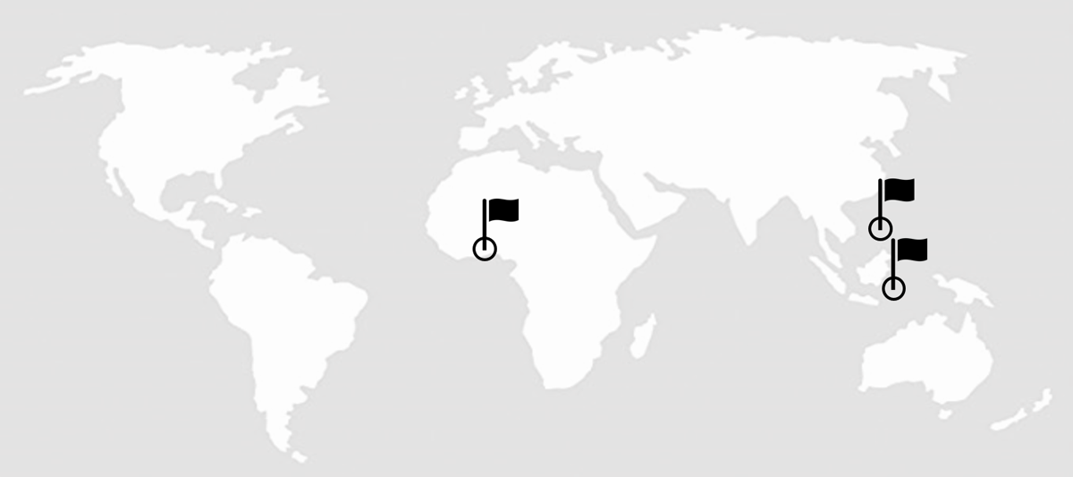 Weltweite Unterstützung